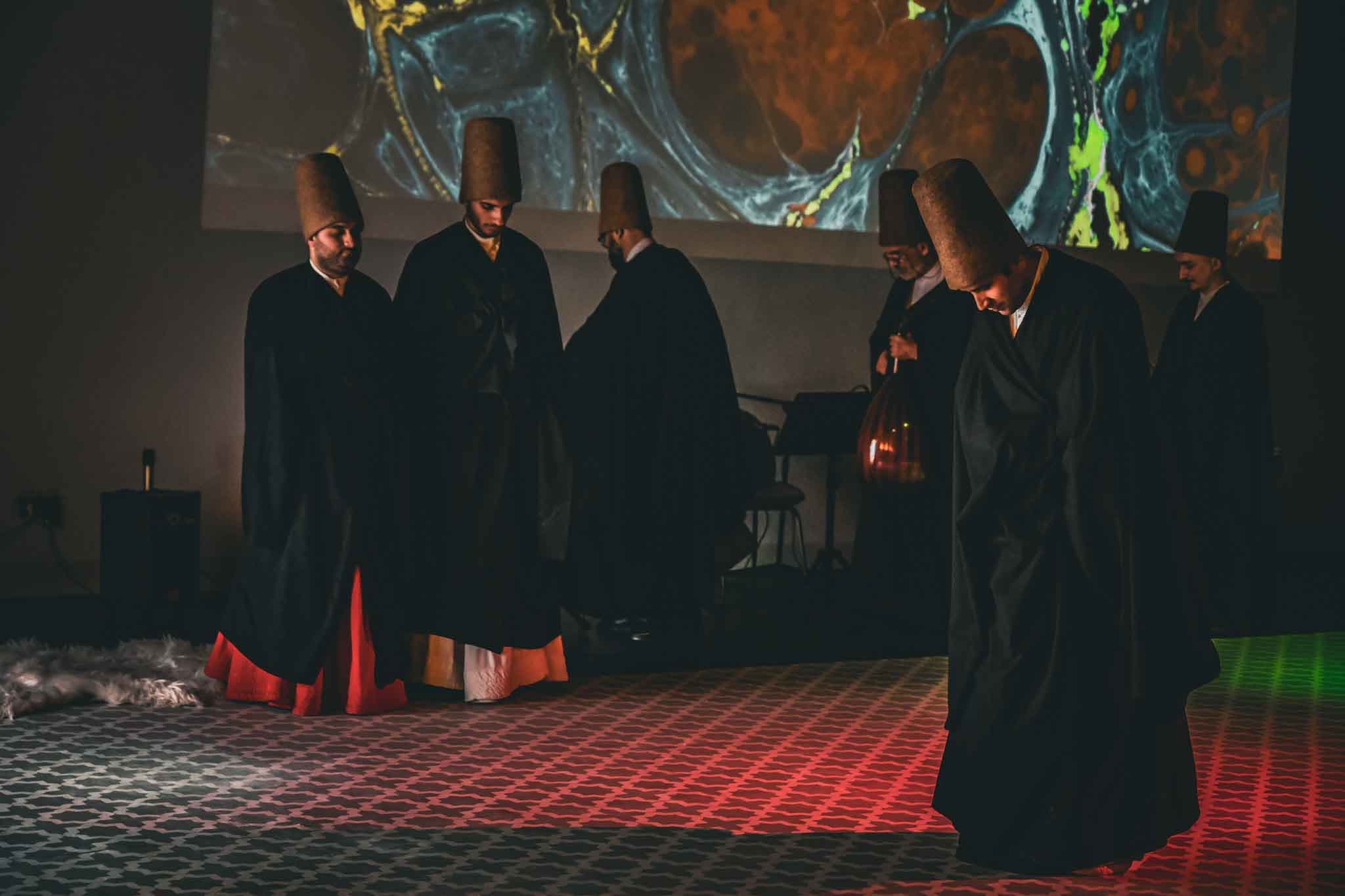 Rumi and Mevlevi tradition - Whirling Dervish ceremony honoring the teachings of Mevlana Jalaluddin Rumi in Istanbul