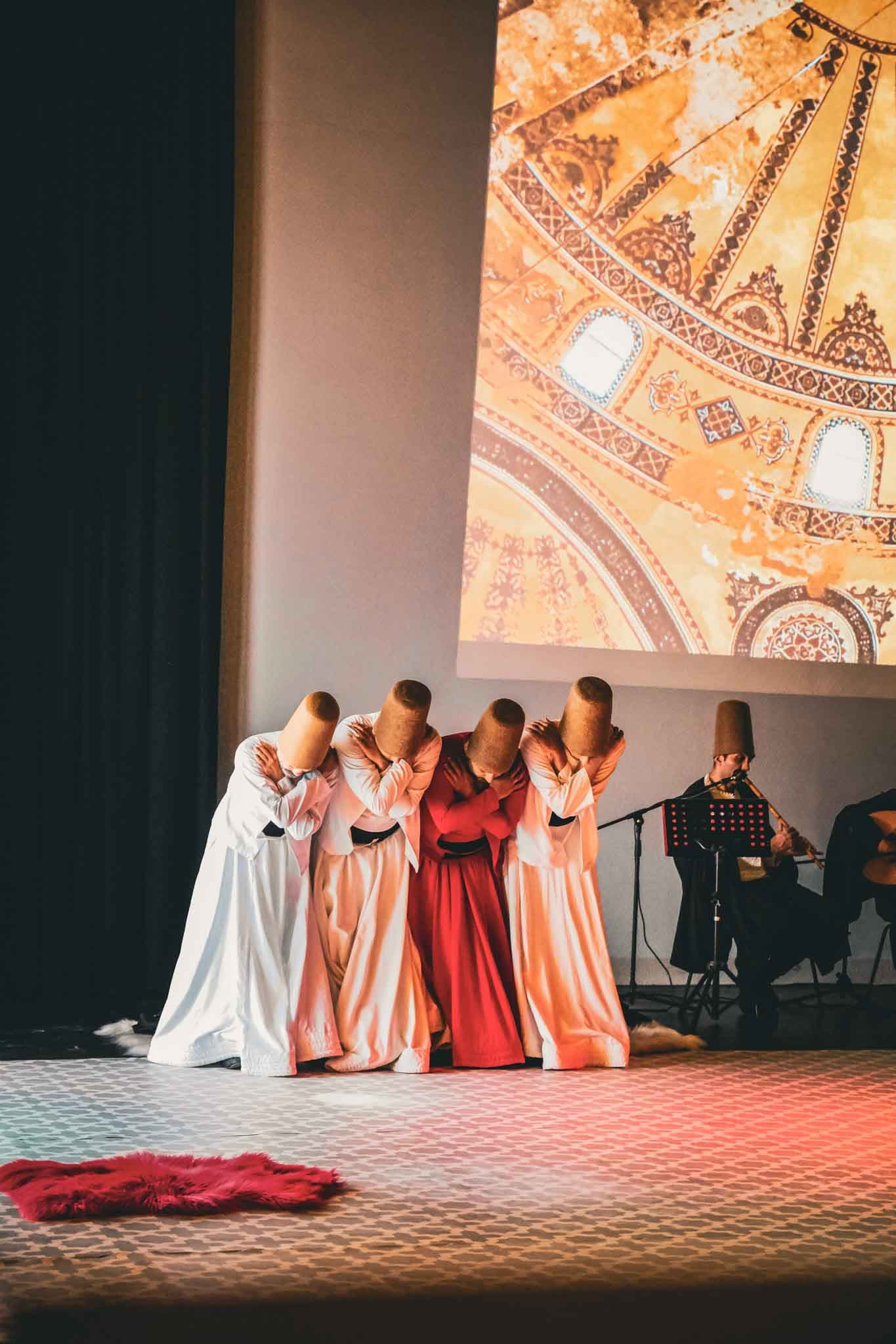 Ayin-i Şerif and Sema - Dervishes performing the four stages of spiritual development during the whirling ceremony